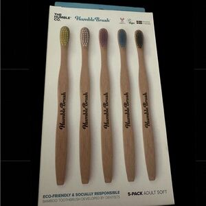 Bamboo Toothbrush Set - Multicolor - 2 Packages